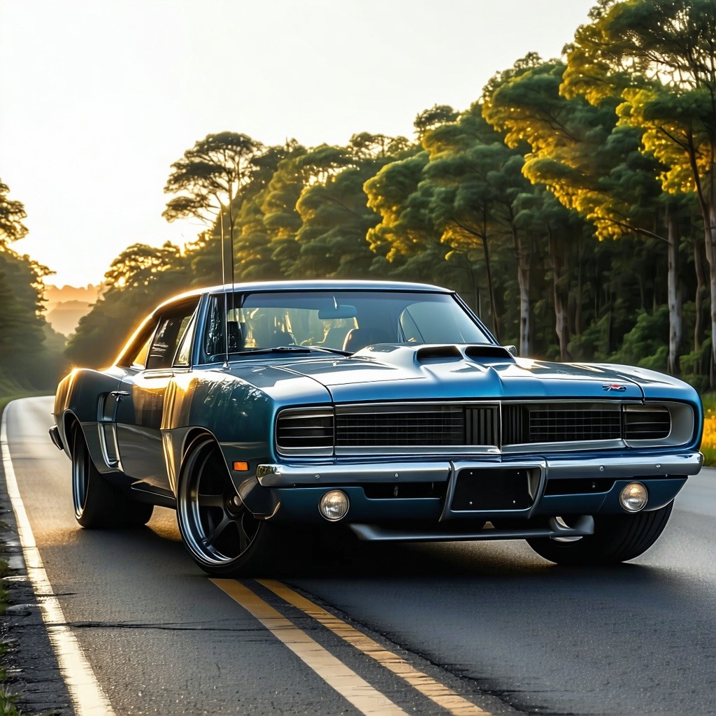 magazine quality Classic muscle Car